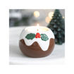 Picture of XMAS PUDDING TEALIGHT CANDLE HOLDER